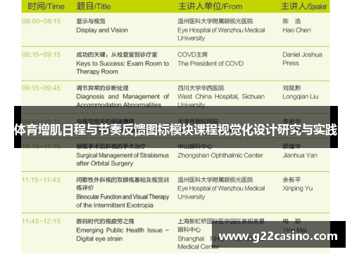 体育增肌日程与节奏反馈图标模块课程视觉化设计研究与实践